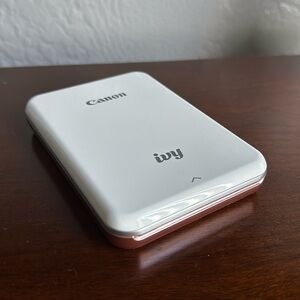 Canon IVY Mini Photo Printer for Smartphones (Rose Gold) Pocket-size